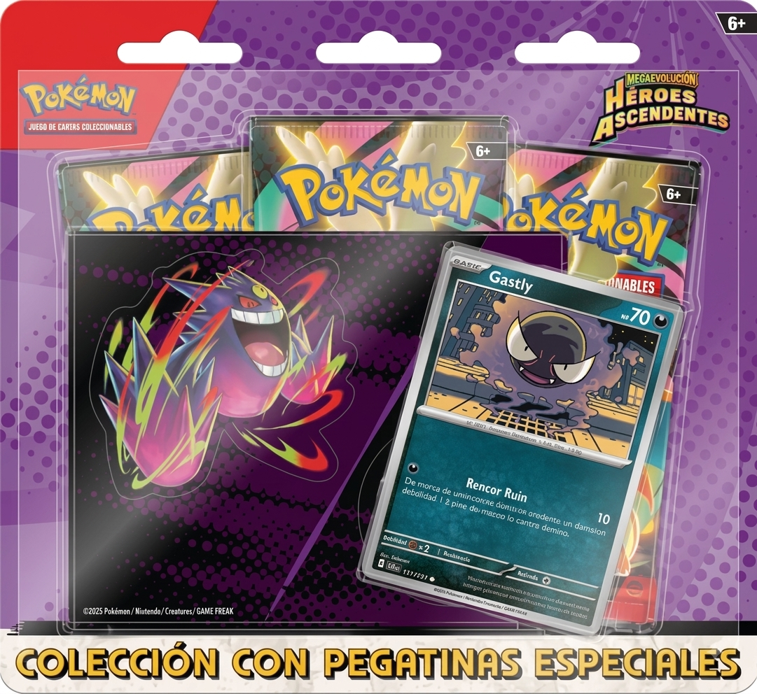 Héroes Ascendentes - Blister Tech Sticker Collection - Español