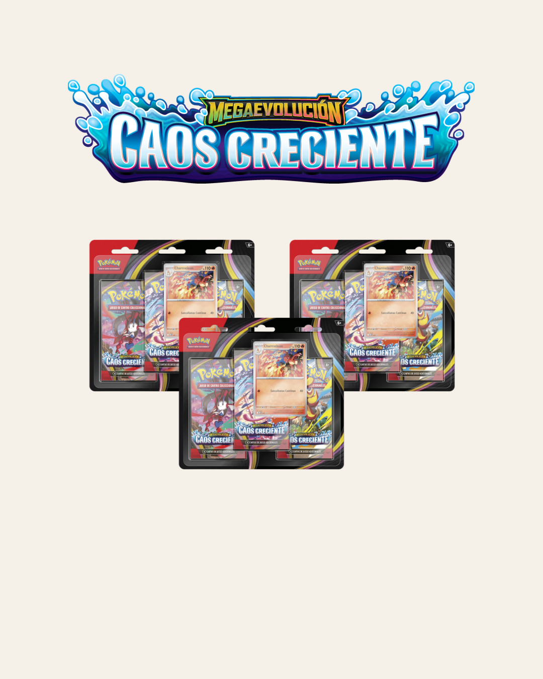 Triple Pack Blíster Caos Creciente - Español (9 sobres)