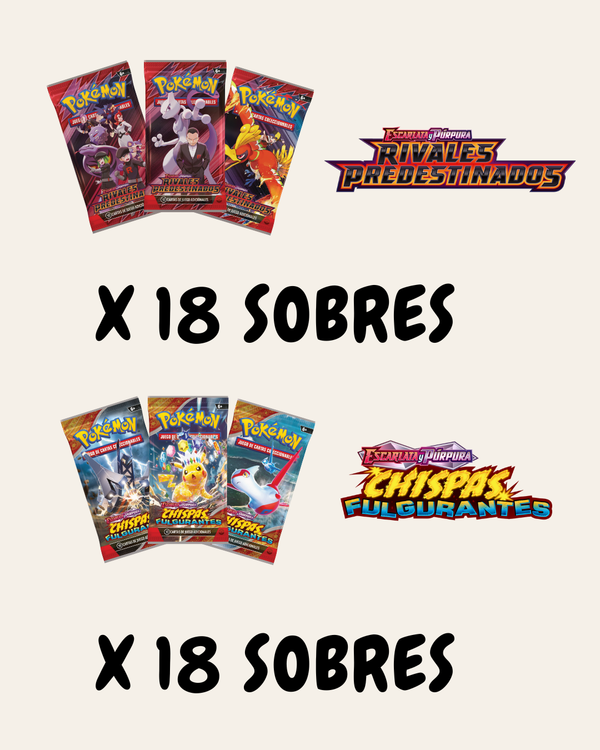 MegaBooster Box Rivales Predestinados + Chispas Fulgurantes (36 sobres) - Español