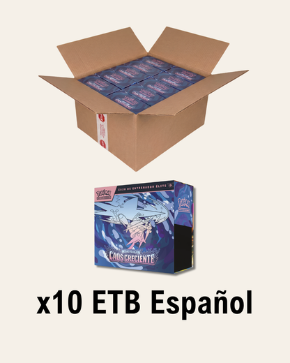 Case sellado x10 ETB - Caos Creciente - Español